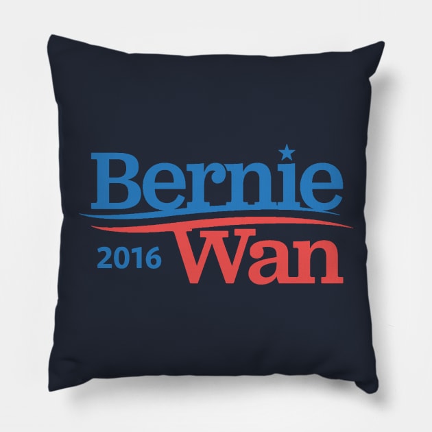 Bernie Wan 2016 Pillow by deantrippe