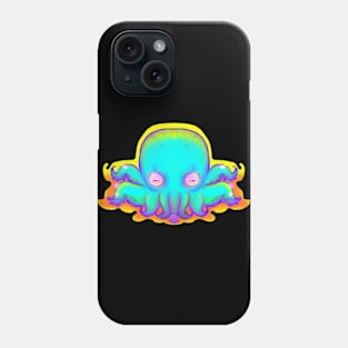 neon cuthulu Phone Case