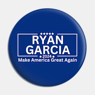 RYAN GARCIA For President trump 2024 Pin