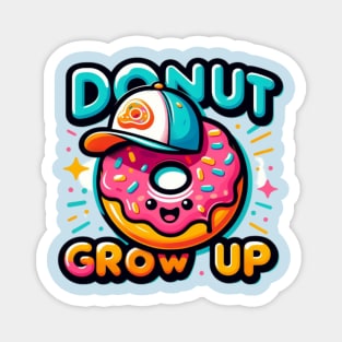 Donut Grow Up Magnet