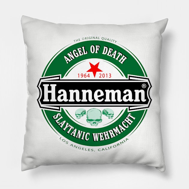 Hanneman - Angel of death Pillow by CosmicAngerDesign