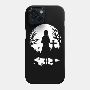 Wednesday Addams Silhouette Phone Case