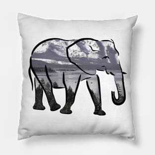 Elephant Adventure Pillow