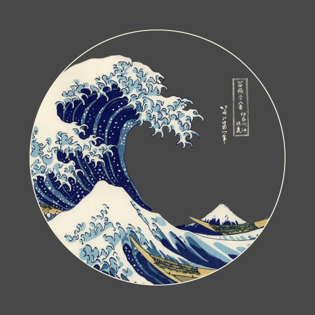 The Great Wave off Kanagawa by EarlGreyTees