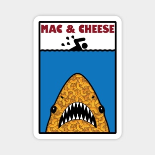 funny mac and cheese parody design Magnet