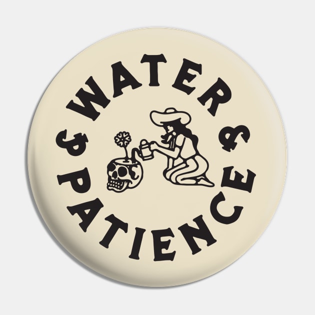 Water & Patience Pin by Nick Quintero