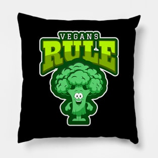 Vegans Rule Pillow