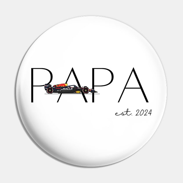 Papa est 2024, f1 Red Bull fan Pin by pitshopmerch@gmail.com