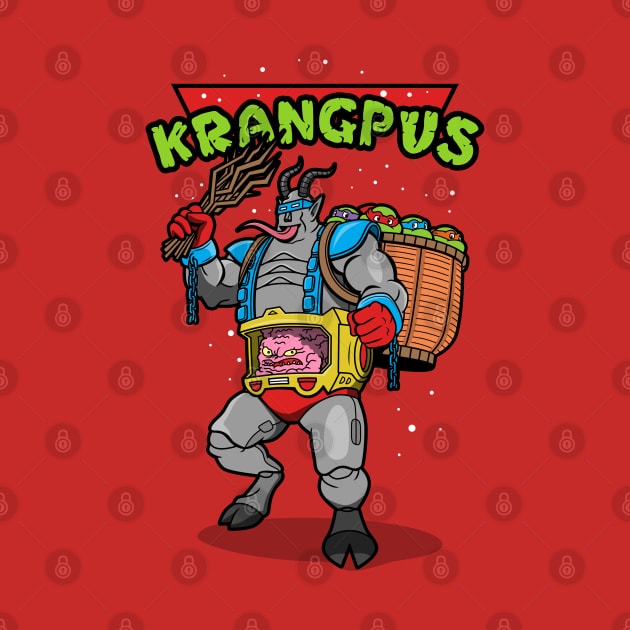 Funny Christmas Merry Krampus Villain Cartoon by BoggsNicolas