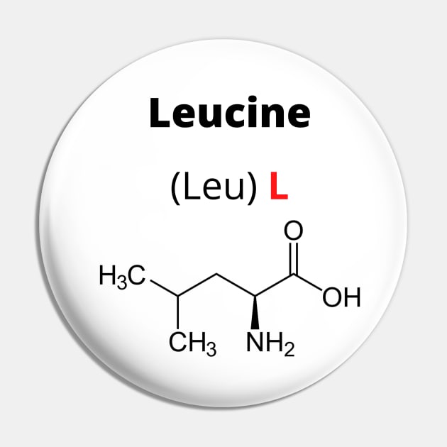 Amino acid Leucine Pin by RedPOD