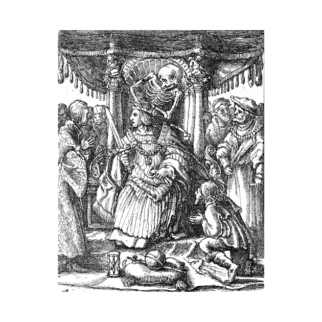 The Emperor, the Dance of Death - Hans Holbein by themasters