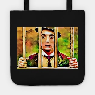 THE GOAT 1921 Buster Keaton Silent Movie Still Art Tote