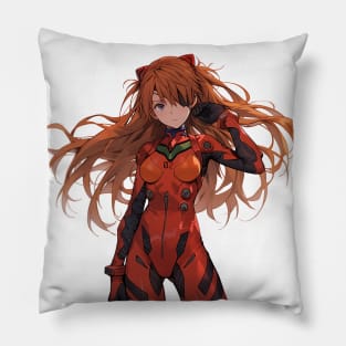 Asuka Langley Soryu evangelion Illustration 6 Pillow