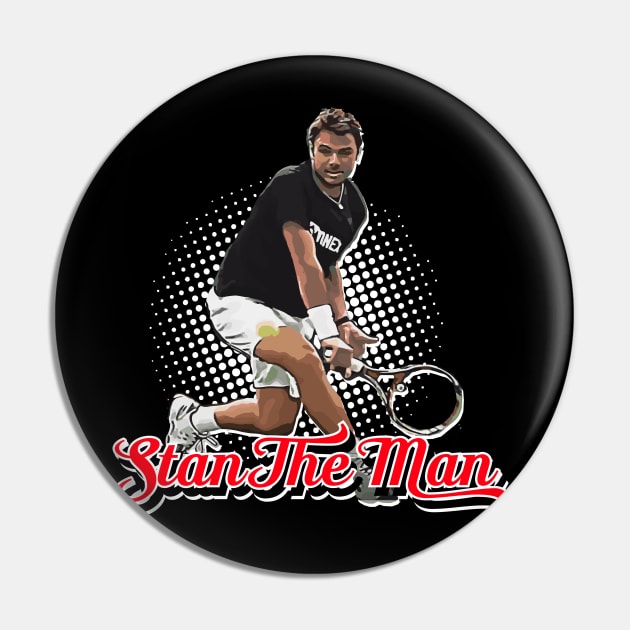 Stan The Man - Wawrinka Pin by vlada123