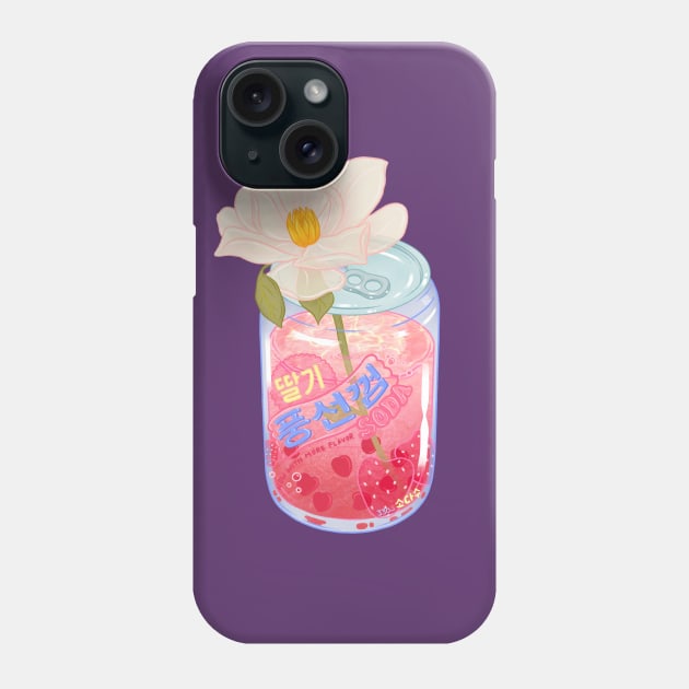 Strawberry Bubblegum Phone Case by LauraOConnor