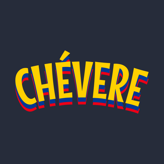 Chevere - amarillo azul rojo by verde