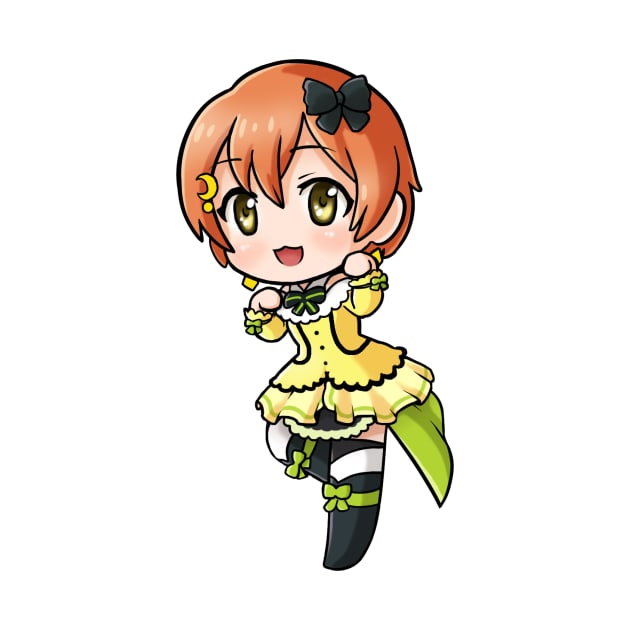 Rin Hoshizora chibi by koomalaama