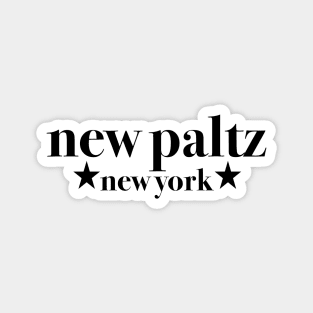 New Paltz Stars Sticker Magnet