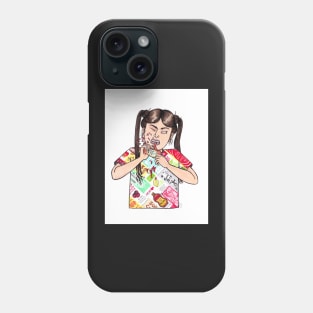 Condiment Girl Phone Case