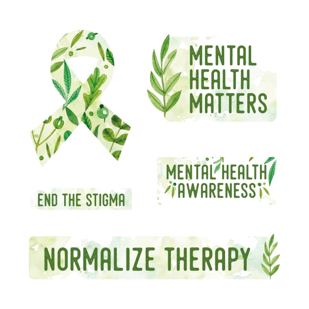 Mental Health Awareness pack by Pictandra