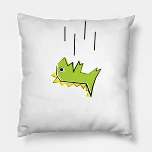 Falling Cocrodile Pillow