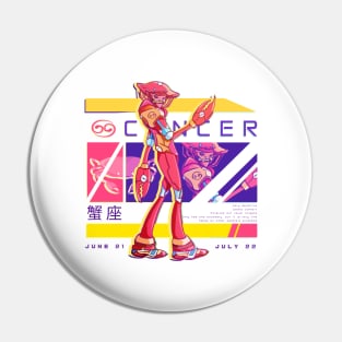 Cancer Zodiac Pin