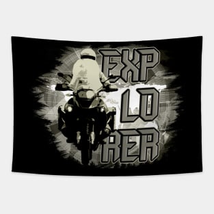 Explorer - Ripped world map Tapestry