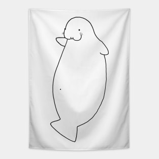 Manatee: Dancing Potato Tapestry