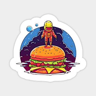 Space burger Magnet