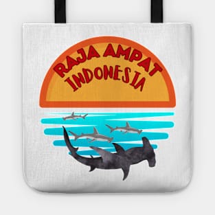 Raja Ampat Hammerhead Shark Diving Tote