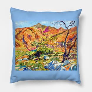 Tujunga Canyon, Los Angeles, California, Walter Elmer Schofield 1934 Pillow