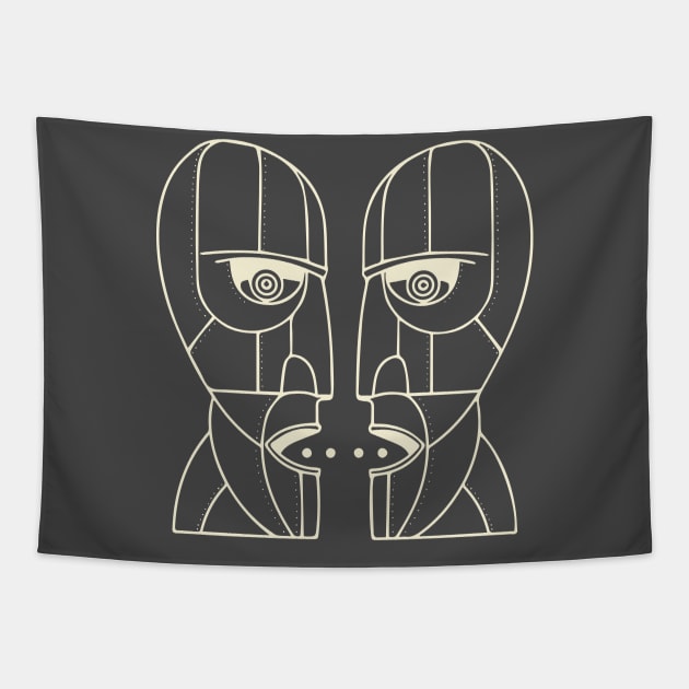 DIVISION BELL Tapestry by KIMIDIGI