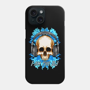 Skull I am The DJ Phone Case