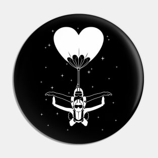 Love parachute Pin