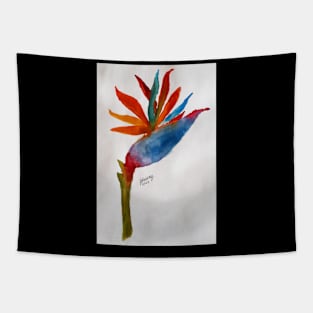 Bird of Paradise Painting Tapestry