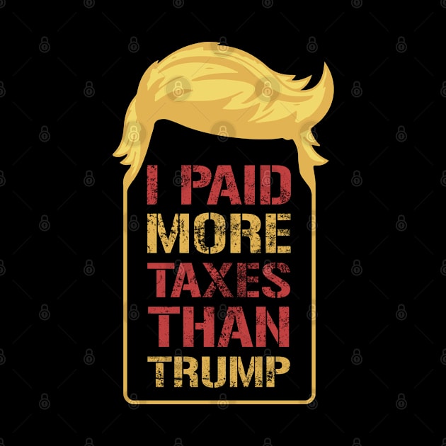 I Paid More In Taxes Than Trump by CF.LAB.DESIGN