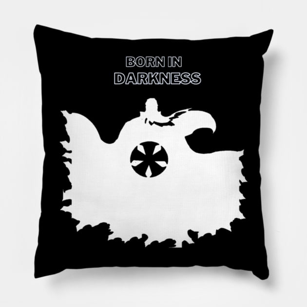 Born in darkness Pillow by Moonhives