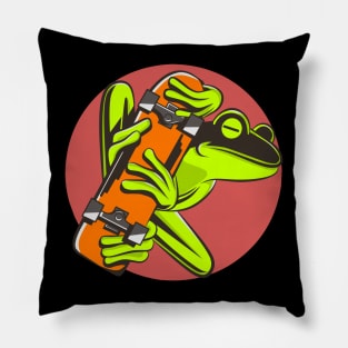 Frog Skate Punk, untaart Pillow