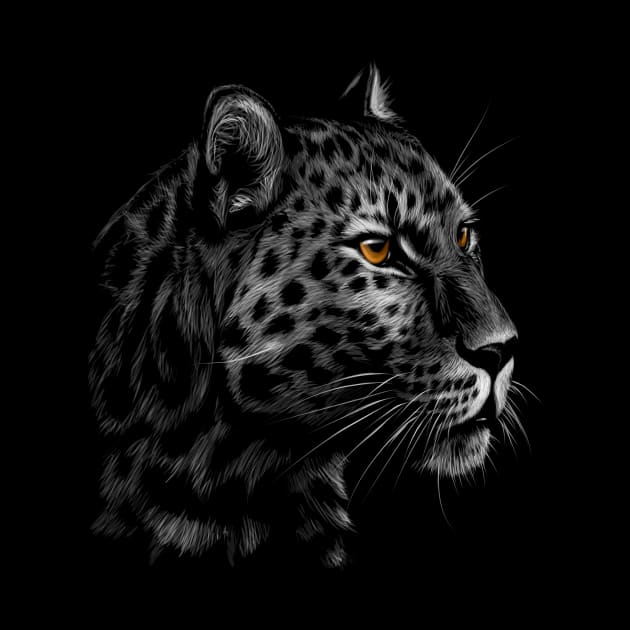 Leopard by Mamadamme Gabrieux Art