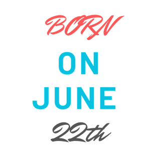 Born in june T-Shirt