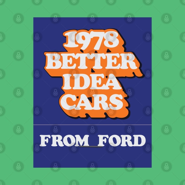 1978 Better Idea Cars from Ford | The Matchbook Covers 003 by Phillumenation