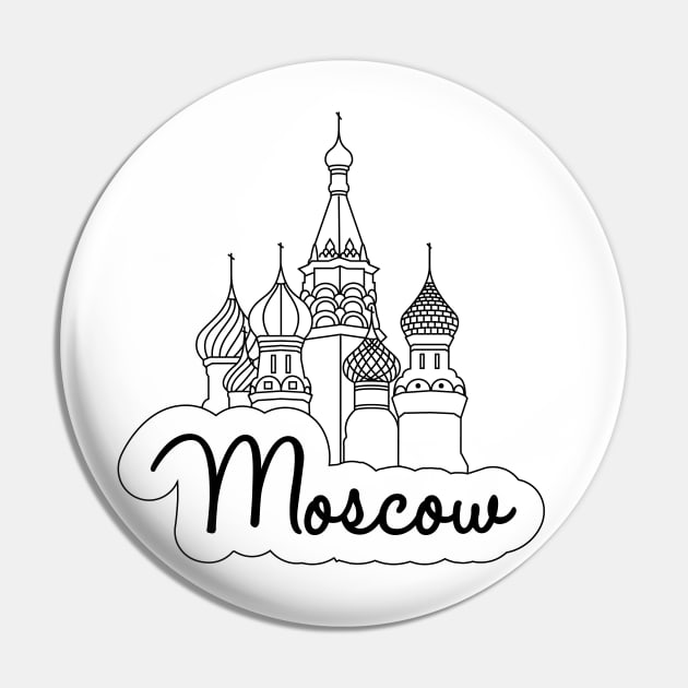 Moscow St. Basil Cathedral Pin by WiredDesigns