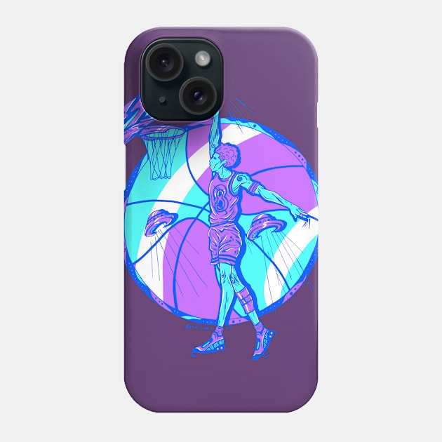 Blue Legendary Baller Number 8 Phone Case by kenallouis