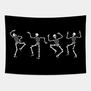 Dancing Skeletons Tapestry