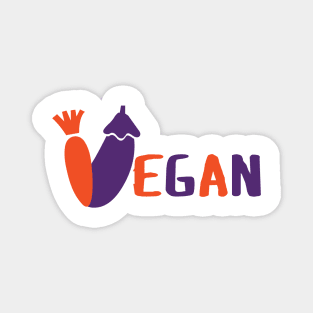 Vegan 2 Magnet