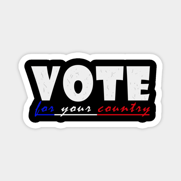 Vote for your country Magnet by wael store