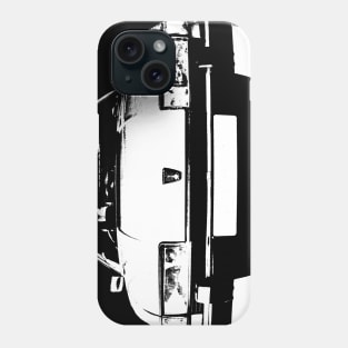 Rover SD1 1980s British classic car monoblock white Phone Case