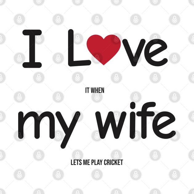 Funny Indian Pakistani Wife Husband Quote Cricket Joke by alltheprints