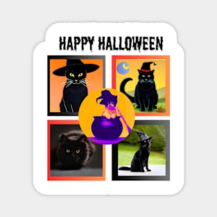 Halloween Cats Magnet