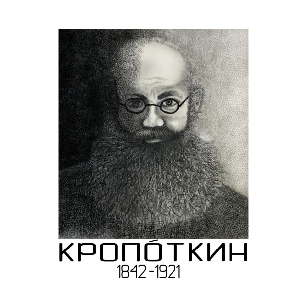 Portrait of Peter Kropotkin by ArtAndBliss